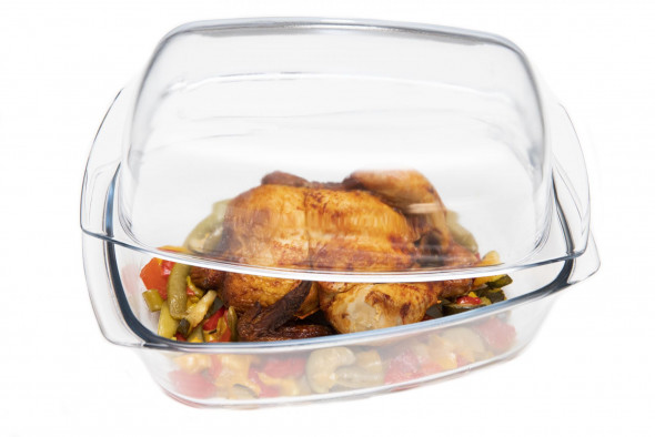 Naczynie żaroodporne do zapiekania z pokrywą 7 l