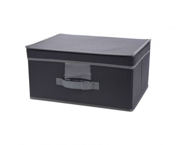 Organizer materiałowy usztywniony, pudełko tekstylne, kuferek, pojemnik 39x29x19 cm