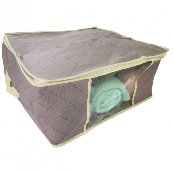 Organizer Na Skarpetki Do Szafy Szuflady Pojemnik Pudełko Tekstylne 45x45x20 Bordowy