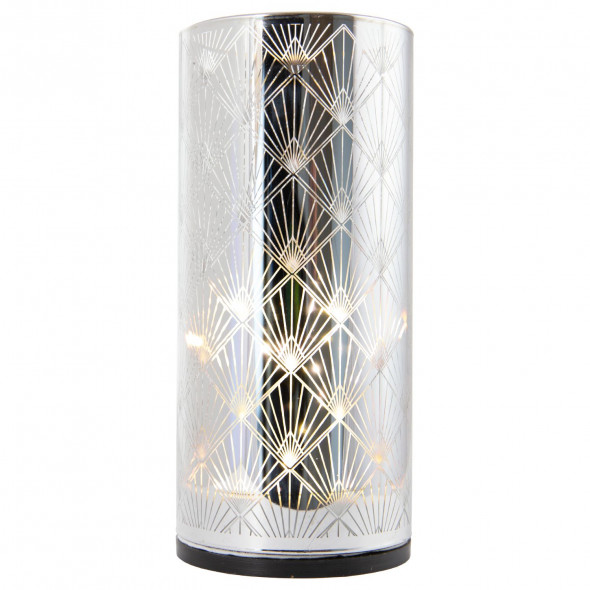 Ozdoba świąteczna lampka lampion latarenka wazon świecznik LED 15 cm wz.3