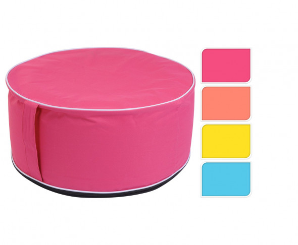 Puf pompowany dmuchany, pufa pompowana dmuchana okrągła, siedzisko do pokoju, ogrodu, na plażę