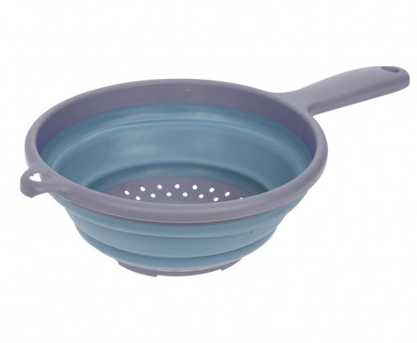 Składany silikonowy durszlak, cedzak, sitko 23 cm