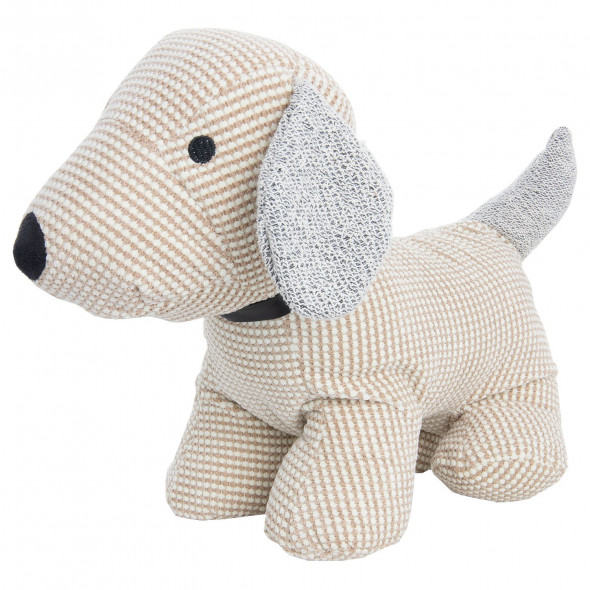 Stoper Do Drzwi Okien Odbojnik Blokada Pluszak Piesek 28 cm Beżowy