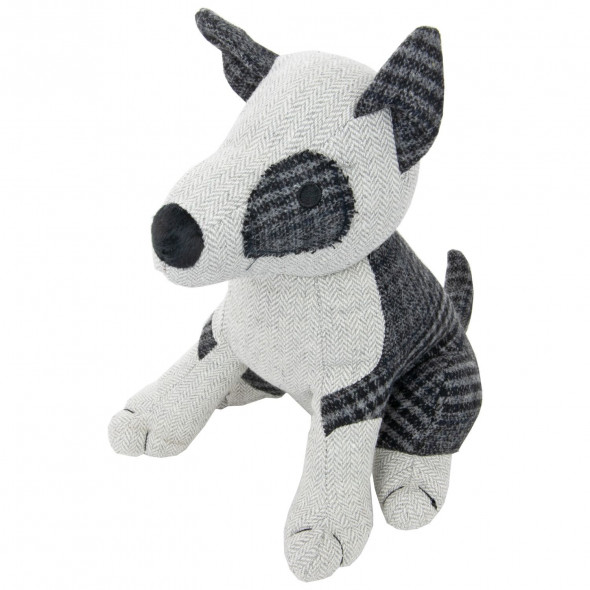 Stoper Do Drzwi Okien Odbojnik Blokada Pluszak Piesek 29 cm Szary