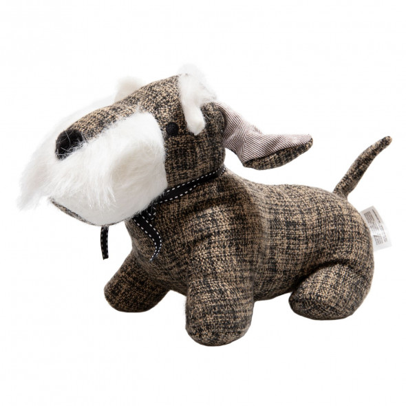 Stoper do drzwi okien, odbojnik, blokada w formie pluszaka 30 cm brązowy