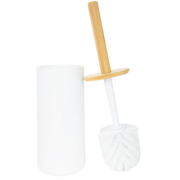 Szczotka do WC Ubikacji Toalety Zamykana Bambus 36 cm