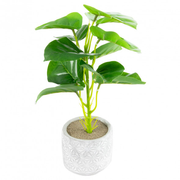 Sztuczna roślina kwiat roślinka w doniczce 30 cm wz.3