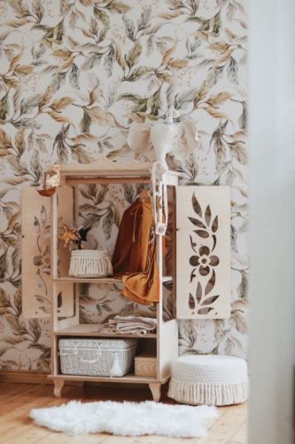 Garderoba dla dzieci kwiaty natural Bemini