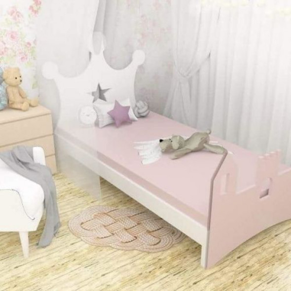 Łóżko dla dzieci korona Bemini