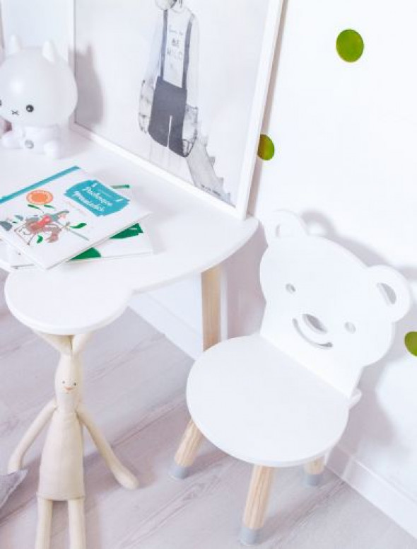 Stolik dla dzieci miś - drewno Bemini