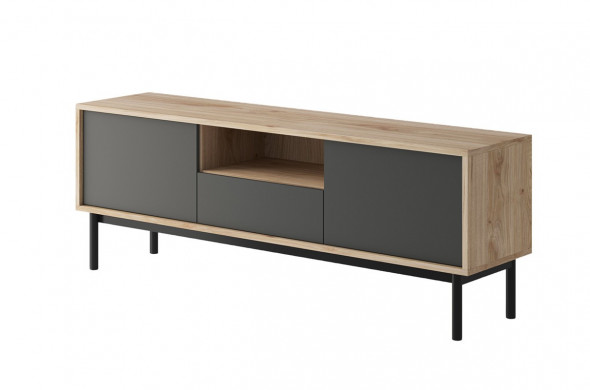 BETTSO BASIC - Szafka RTV BRTV 154 z szufladą i półką