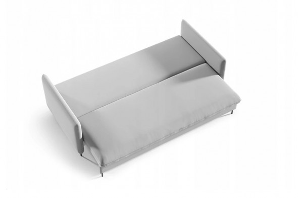 BETTSO Duża sofa w aksamitnej tkaninie BELIS - czarny / R100