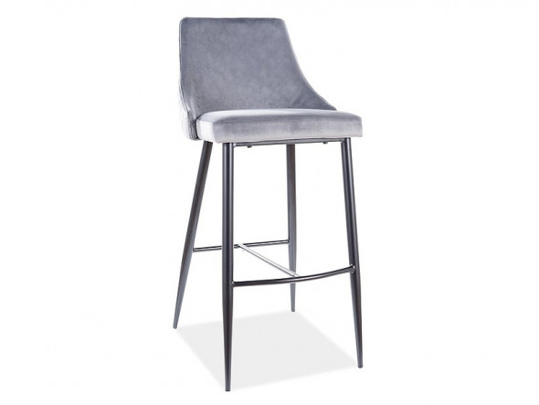 BETTSO HOKER PIANO B H-1 VELVET CZARNY STELAŻ/SZARY BLUVEL 14