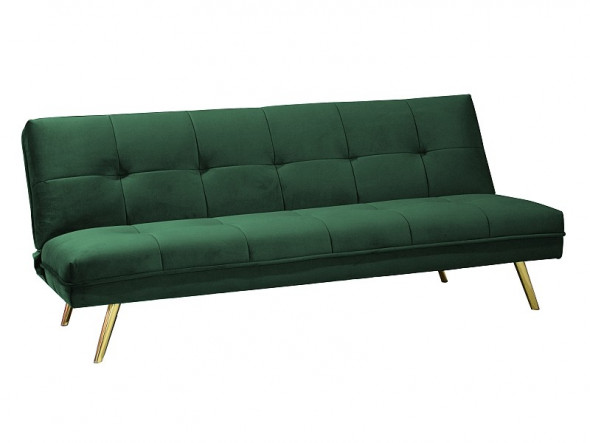 BETTSO SOFA MORITZ VELVET ZIELONY / TAP.142 / ZŁOTY