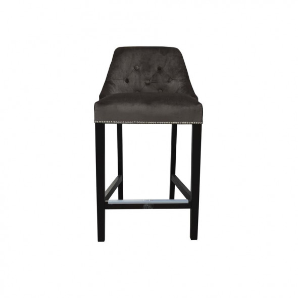 BETTSO Wygodny hoker tapicerowany MANOLO CHESTERFIELD 120