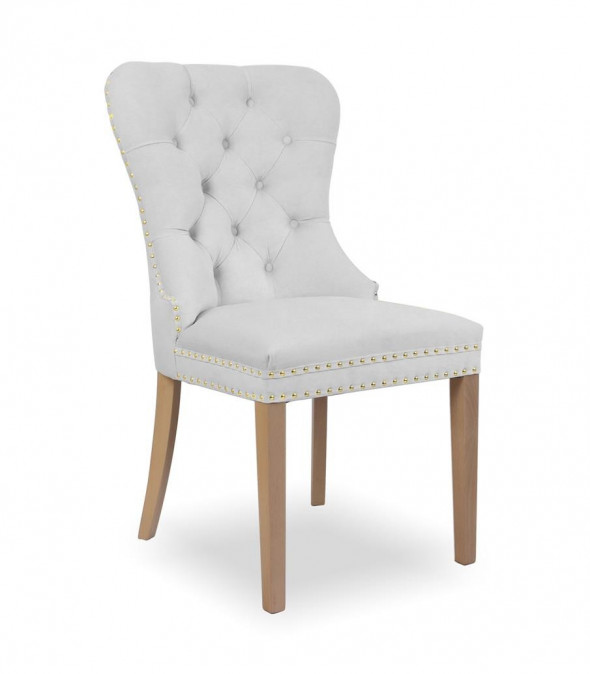 BETTSO krzesło MADAME II GOLD srebrny / dąb / JA81