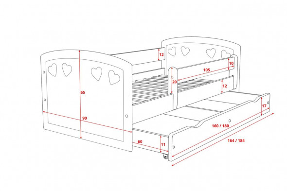 BETTSO Łóżeczko Julia