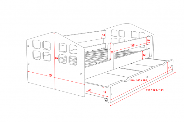BETTSO Łóżeczko Kacper