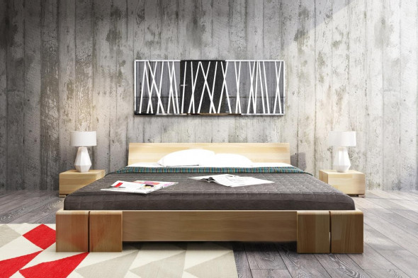 BETTSO Łóżko bukowe VESTRE 120x200