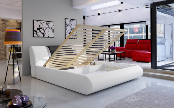 BETTSO Łóżko FLAVIO stelaż drewniany 140x200