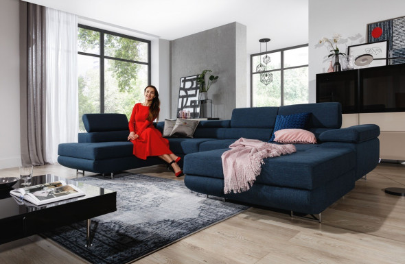 BETTSO Duży narożnik RODRIGO w kształcie U