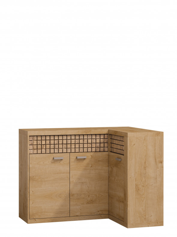 BETTSO NATURAL - Komoda narożna N15 - ribbeck