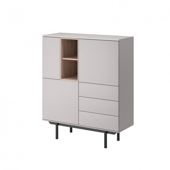 BETTSO NIKS - Komoda IK 100 szara z szufladami