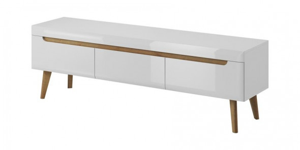 BETTSO NODIS - Szafka RTV 160 na drewnianych nóżkach