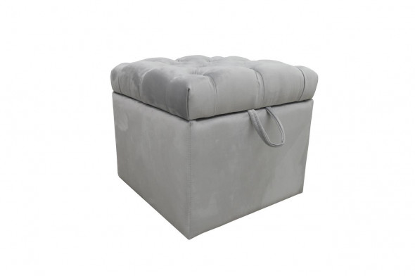 BETTSO Pufa tapicerowana CUFER CHESTERFIELD 97 z pikowanym siedziskiem