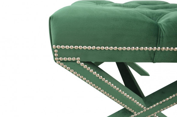 BETTSO Pufa tapicerowana RICA na metalowym stelażu