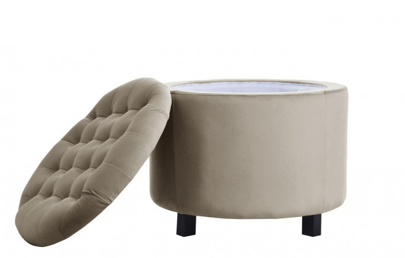 BETTSO Pufa z pojemnikiem SORANO