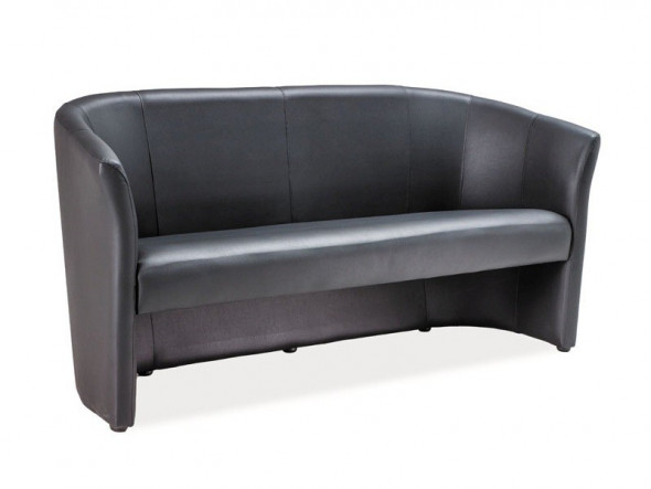 BETTSO SOFA TM-3 CZARNA / EK-14 / WENGE