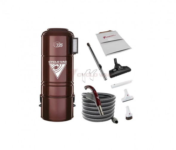 Odkurzacz centralny CycloVac H725 + zestaw Modern