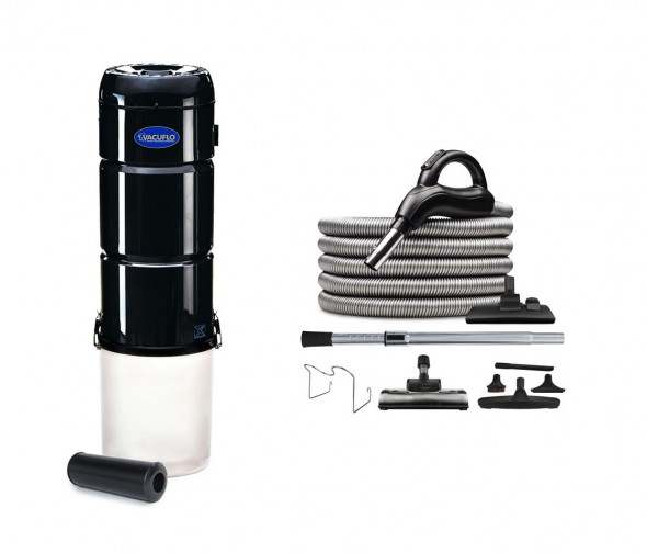 Odkurzacz centralny Vacuflo TC 588QX + zestaw Silver
