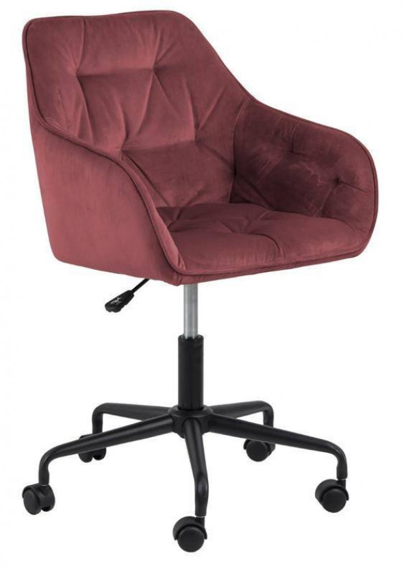 Actona Brooke koralowy fotel biurowy