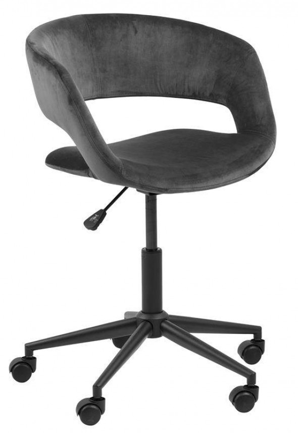 Actona Grace VIC dark grey fotel biurowy