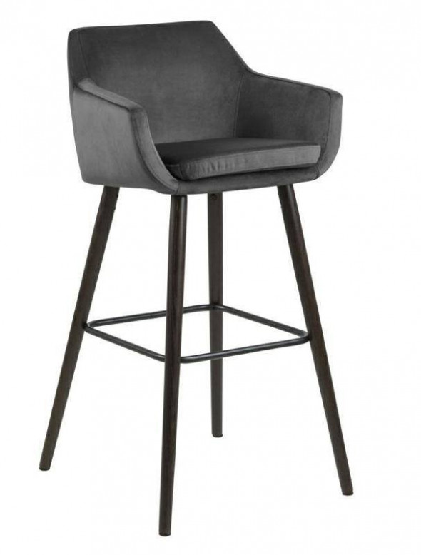 Actona Nora VIC dark grey stołek barowy