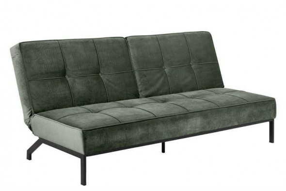 Actona Perugia VIC forest green rozkładana sofa