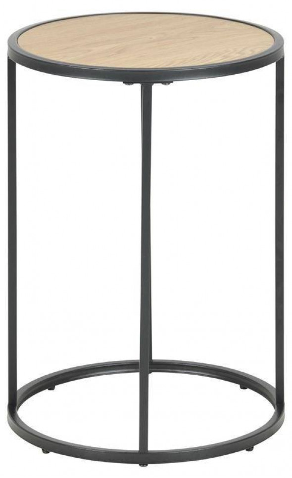 Actona Seaford dąb 40x40 okrągły stolik