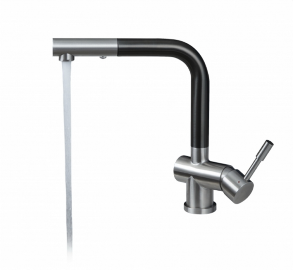 Bateria kuchenna Blue Water Corsa inox plus czarny mat