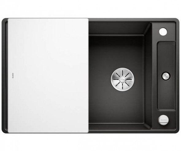 Blanco Axia III 45 S-F Silgranit PuraDur czarny zlewozmywak