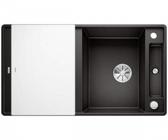 Blanco Axia III 5 S-F Silgranit PuraDur czarny zlewozmywak