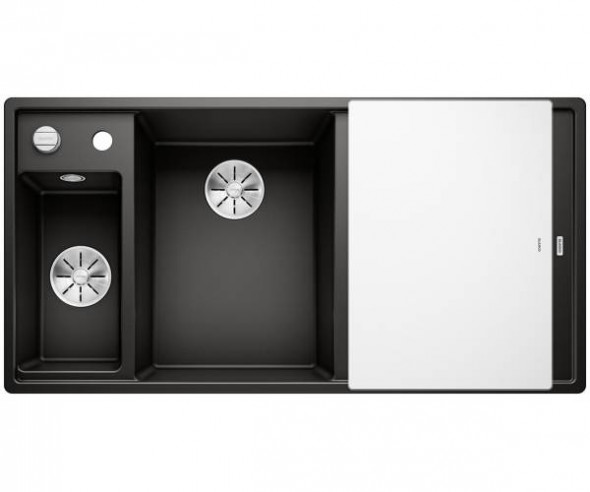 Blanco Axia III 6 S czarny Silgranit PuraDur 525848