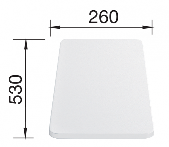 Blanco Deska z tworzywa 530x260 mm