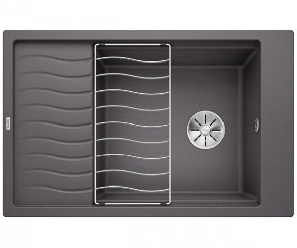 Blanco Elon XL 6 S Silgranit PuraDur szarość skały zlewozmywak