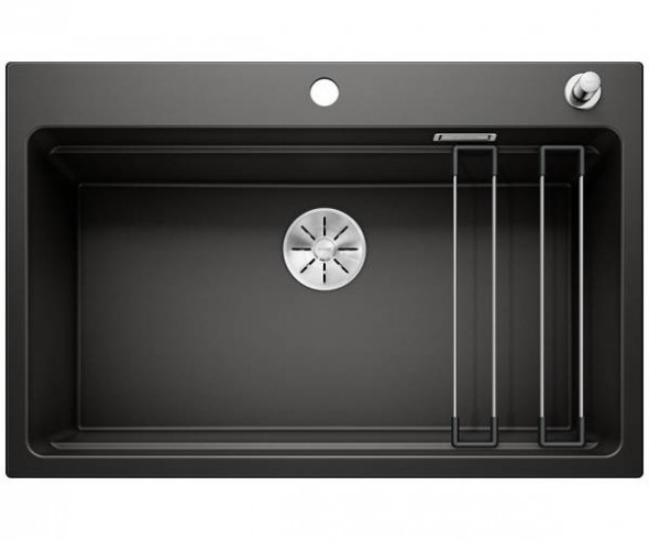 Blanco Etagon 8 Silgranit PuraDur czarny zlewozmywak