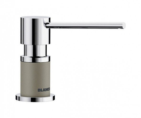 Blanco Lato Silgranit-Look tartufo/chrom dozownik detergentu