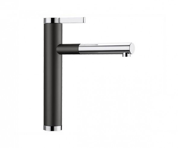 Blanco Linee-S Silgranit-Look czarny/chrom bateria kuchenna