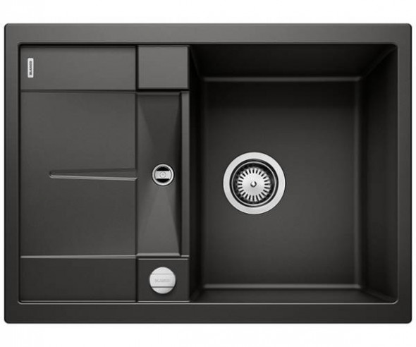 Blanco Metra 45 S Compact Silgranit PuraDur czarny zlewozmywak