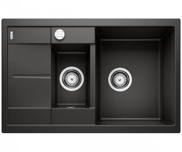 Blanco Metra 6 S Compact Silgranit PuraDur czarny zlewozmywak